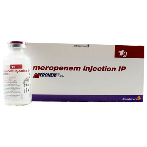 Moropenem Meronem Gm Injection Packaging Size Box X Vial At Rs