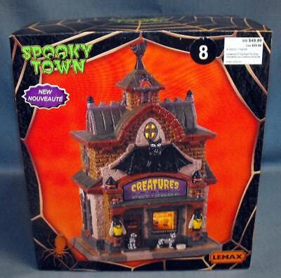 LEMAX SPOOKY TOWN HALLOWEEN NIB CREATURES OF THE NIGHT PET SHOP 2023