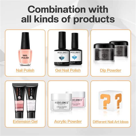 Modelones Top Base Coat Kit And Set Nail Primer