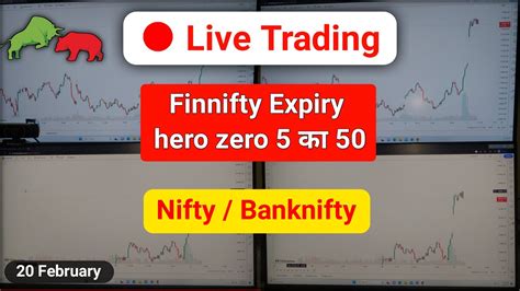 Live Trading Banknifty And Nifty Finnifty Hero Zero Finnifty Expiry