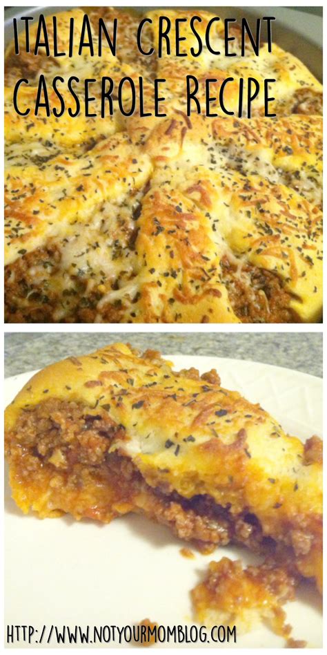 Italian Crescent Casserole Recipe - Not Your Mom Blog | Texas Mom Blog ...