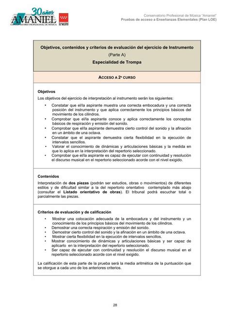 Pdf Objetivos Contenidos Y Criterios De Evaluación Del