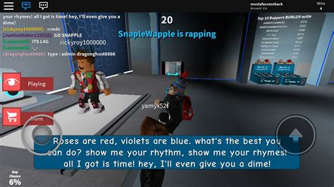 Roblox Rap Lyrics