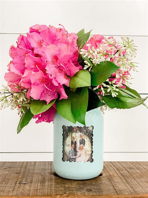 Mason Jar Picture Frame Vase Pictures Photos And Images For Facebook