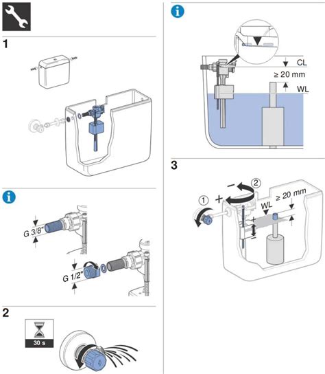 Geberit Filling Inlet Valve Instruction Manual