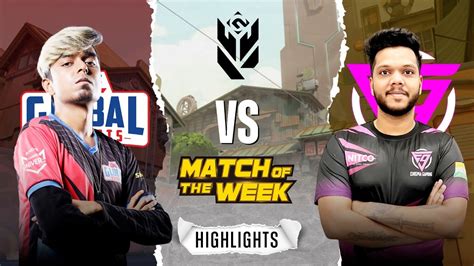 Match Of The Week VCC Finals Global Esports VS Enigma Gaming YouTube