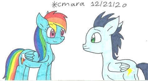 2308358 Safe Artist Cmara Derpibooru Import Rainbow Dash Soarin