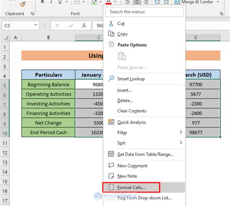 How To Show Negative Numbers In Excel Quick Tricks