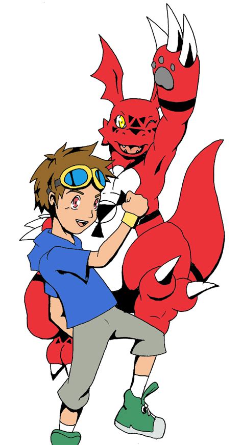 Takato and Guilmon by Reagan700 on DeviantArt