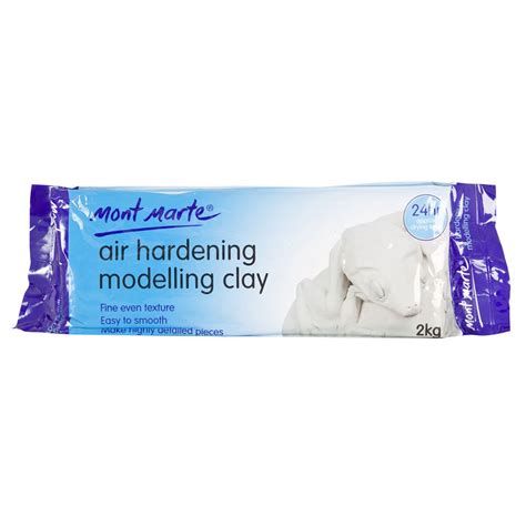 Mont Marte Premium Air Hardening Modelling Clay White Kg Lb