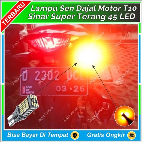 Jual Lampu Sen Dajal Dajjal Motor T T Led Super Bright Mata