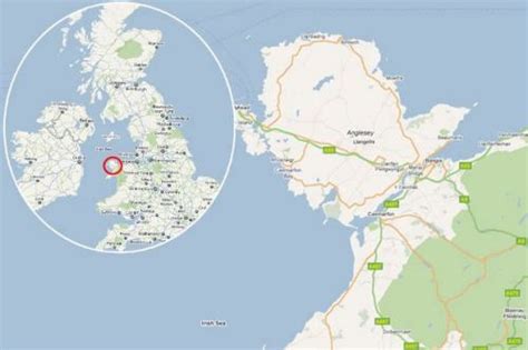 Anglesey Map Of Island