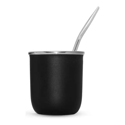 Mate Acero Inoxidable Negro Icbc Mall