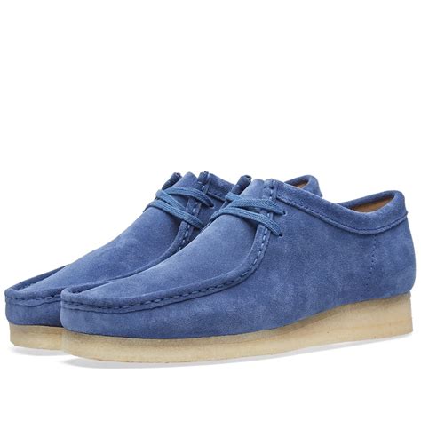 Clarks Originals Wallabee Night Blue Suede | END. (US)