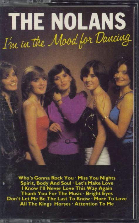 The Nolans I'm In The Mood For Dancing UK Cassette album — RareVinyl.com