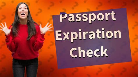 How Can I Check My Passport Expiration Date Online Youtube