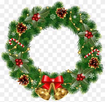 Christmas Wreaths Clip Art Library