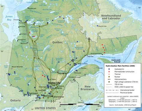 Quebec Map - TravelsFinders.Com