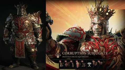 Corruption Subjugate Druid Set Diablo Cosmetic Showcase Youtube