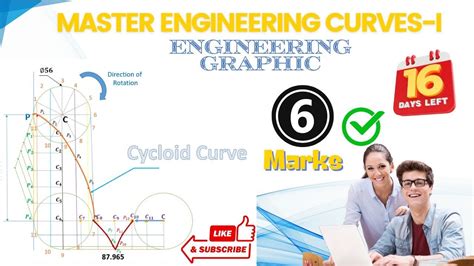 Master The Engineering Curves Cycloid Youtube