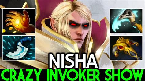 Nisha Invoker Crazy Invoker Show With Supreme Skills Dota Youtube