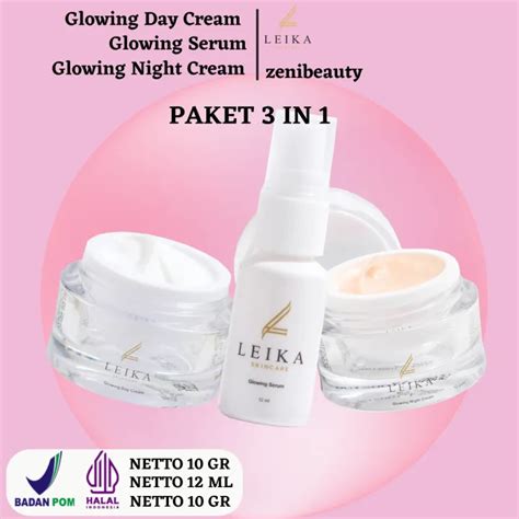 Paket In Day Night Serum Leika Skincare Lazada Indonesia