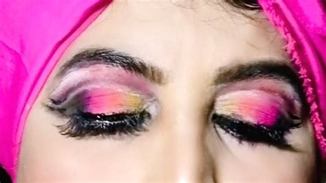 Holi Rainbow Eye Makeup Youtube