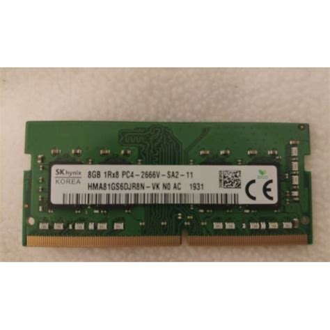 SODIMM Hynix 8 GB DDR4 2666 MHz (HMA81GS6DJR8N-VK)