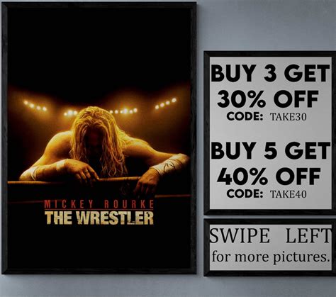 The Wrestler Movie/show Poster Wall Art Printed & Shipped 742 - Etsy