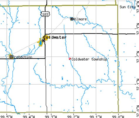 Coldwater township, Comanche County, Kansas (KS) Detailed Profile