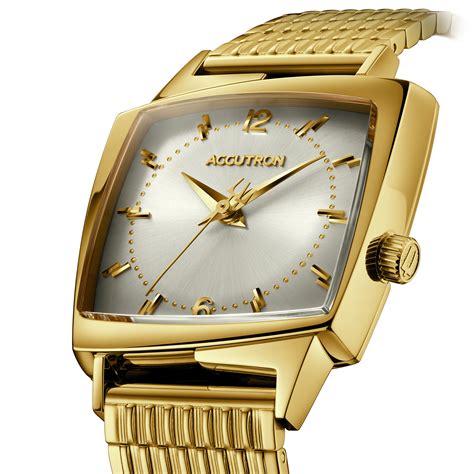 Accutron Legacy Re-Issue 521 Watch - Gold Tone