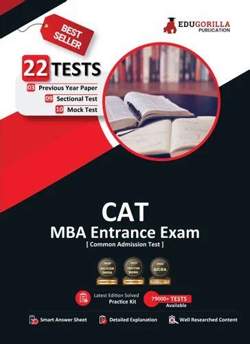 Cat Mba Entrance Exam Book English Edition At Rs Piece