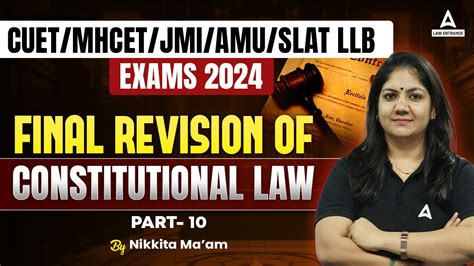 Constitutional Law Exam Oriented Questions Cuetmhcetjmiamuslat