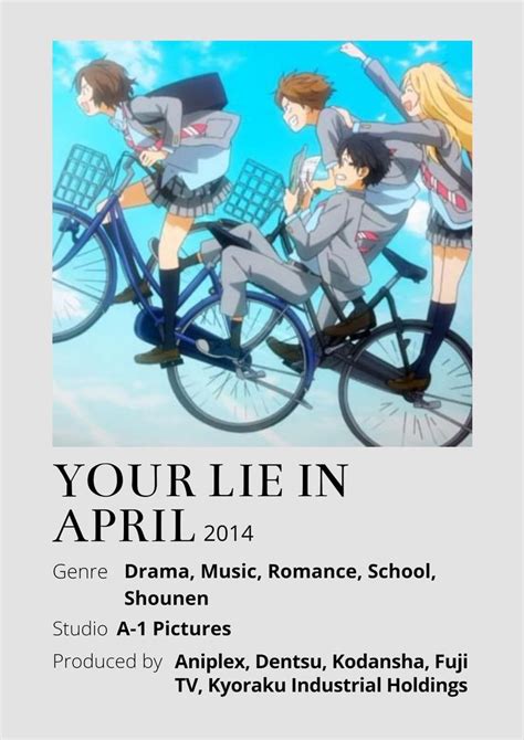 Your Lie In April Anime Personnage