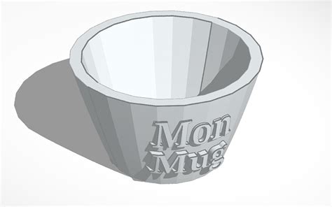 3d Design Mug Tasse Tinkercad