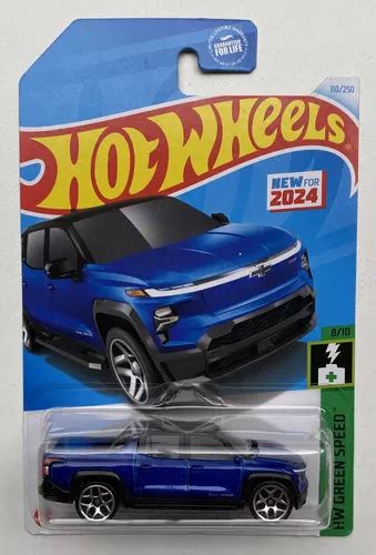 Hot Wheels E Hw Green Spee Silverado Ev Rst Color Azul