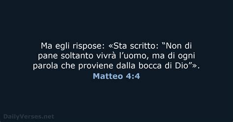 Maggio Versetto Della Bibbia Del Giorno Nr Matteo