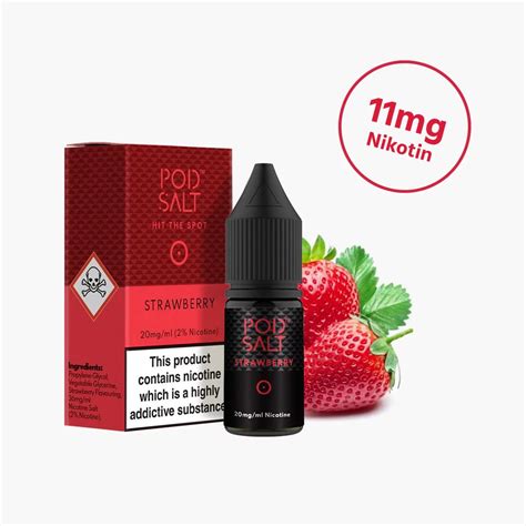 Pod Salt Strawbeery Erdbeeren Nikotinsalz Liquid Mg