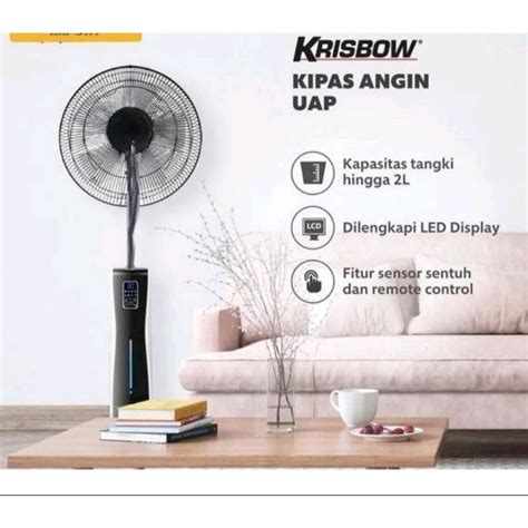 Jual Krisbow Kipas Angin Uap Lantai 75 Watt Standing Misty Fan Lb Fs06