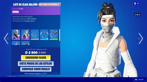 Nuevo Estilo Skin Kuno Nueva Tienda Fortnite Hoy Tienda De