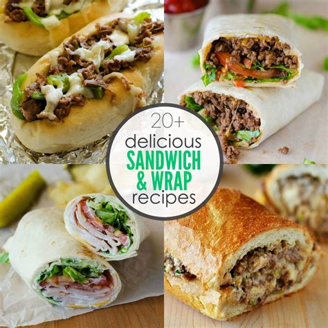 20+ Delicious Sandwich and Wrap Recipes - Life In The Lofthouse