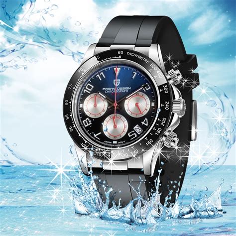 Часы PAGANI DESIGN Мужские Кварцевые водонепроницаемые из нержавеющей ...