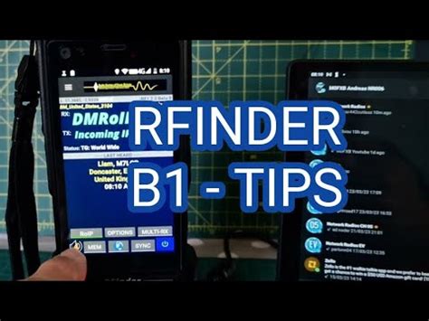 RFinder B1 DMR V UHF Demos Using Sync More Tips YouTube