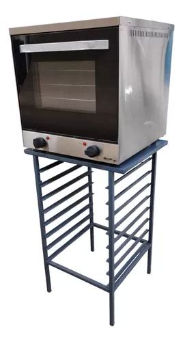 Horno Convector Morelli Dorato 4 Bandejas Regalo Base