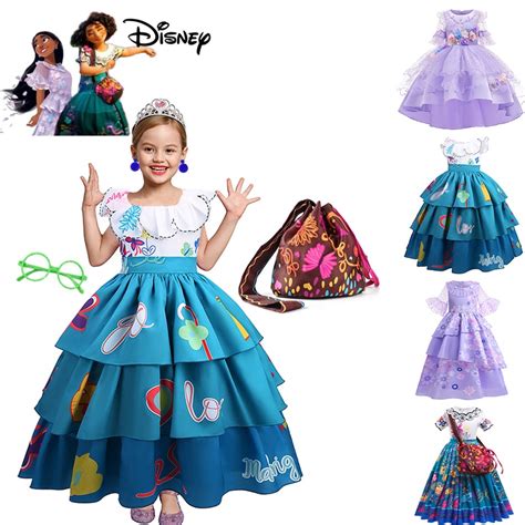 Disney New Mirabel Encanto Vestidos Para Niñas Vestido De Princesa