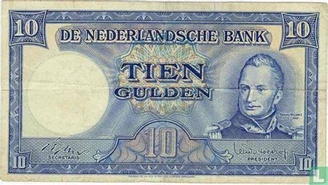 10 guilder Netherlands (1949) - Monarchy of the Netherlands - LastDodo