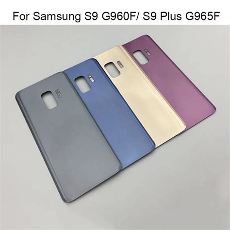 For Samsung Galaxy S9 G960fs9 Plus G965f Back Battery Cover Door Rear Glass Housing