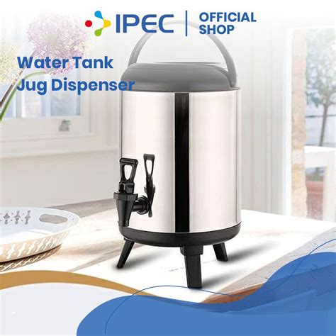 Jual Water Tank Jug Milk Tea Stainless Steel 8L 10L 12L Dispenser