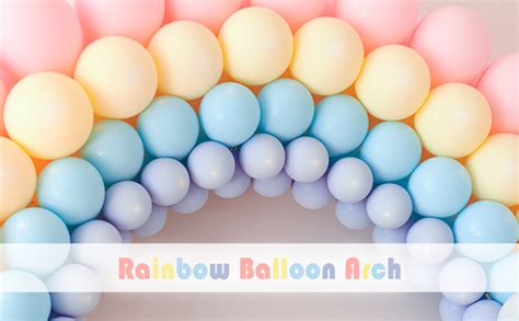 Pastel Balloon Garland Kit Rainbow Balloon Arch Macaron Candy Colored