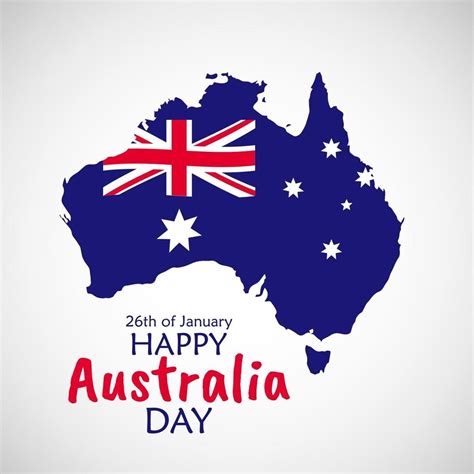 26 January Happy Australia Day. Vector Illustration 3355375 Vector Art ...